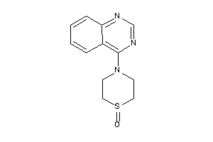 4-quinazolin-4-yl-1,4-thiazinane 1-oxide