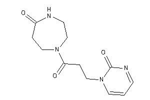 1-[3-(2-ketopyrimidin-1-yl)propanoyl]-1,4-diazepan-5-one