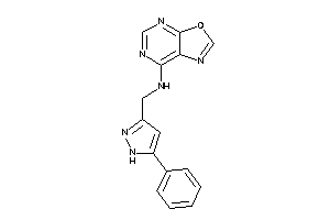 Image of Oxazolo[5,4-d]pyrimidin-7-yl-[(5-phenyl-1H-pyrazol-3-yl)methyl]amine