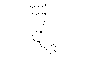 9-[3-(3-benzylpiperidino)propyl]purine