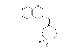 Image of 4-(3-quinolylmethyl)-1,4-thiazepane 1,1-dioxide