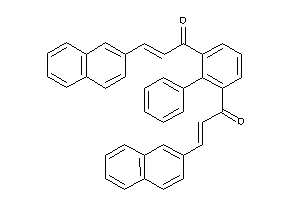 3-(2-naphthyl)-1-[3-[3-(2-naphthyl)acryloyl]-2-phenyl-phenyl]prop-2-en-1-one