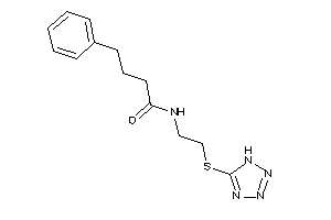 4-phenyl-N-[2-(1H-tetrazol-5-ylthio)ethyl]butyramide