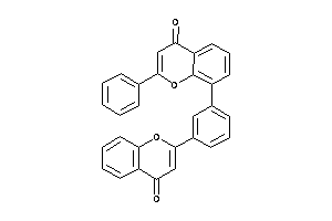 Image of 8-[3-(4-ketochromen-2-yl)phenyl]-2-phenyl-chromone