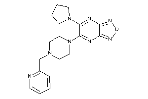5-[4-(2-pyridylmethyl)piperazino]-6-pyrrolidino-furazano[3,4-b]pyrazine