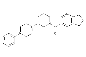 [3-(4-phenylpiperazino)piperidino]-(1-pyrindan-3-yl)methanone