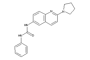 1-phenyl-3-(2-pyrrolidino-6-quinolyl)urea