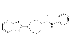 N-phenyl-4-thiazolo[5,4-b]pyridin-2-yl-1,4-diazepane-1-carboxamide