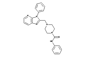 N-phenyl-4-[(3-phenylimidazo[4,5-b]pyridin-2-yl)methyl]piperazine-1-carboxamide