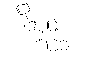 Image of N-(3-phenyl-1,2,4-thiadiazol-5-yl)-4-(4-pyridyl)-3,4,6,7-tetrahydroimidazo[4,5-c]pyridine-5-carboxamide