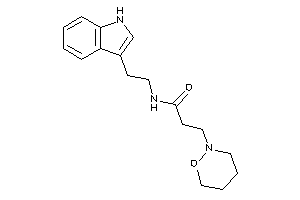 N-[2-(1H-indol-3-yl)ethyl]-3-(oxazinan-2-yl)propionamide