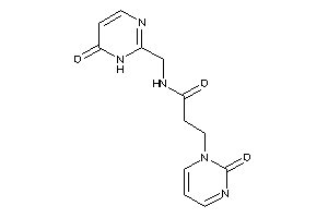 3-(2-ketopyrimidin-1-yl)-N-[(6-keto-1H-pyrimidin-2-yl)methyl]propionamide