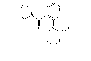 Image of 1-[2-(pyrrolidine-1-carbonyl)phenyl]-5,6-dihydrouracil