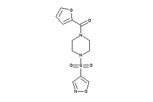 2-furyl-(4-isoxazol-4-ylsulfonylpiperazino)methanone