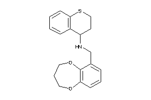 3,4-dihydro-2H-1,5-benzodioxepin-6-ylmethyl(thiochroman-4-yl)amine