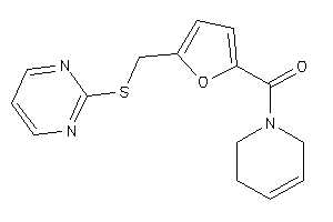 3,6-dihydro-2H-pyridin-1-yl-[5-[(2-pyrimidylthio)methyl]-2-furyl]methanone