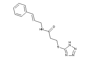 N-cinnamyl-3-(1H-tetrazol-5-ylthio)propionamide