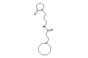 3-(azocan-1-yl)-N-[3-(2-ketopyrrolidino)propyl]propionamide