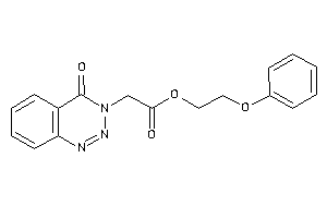 2-(4-keto-1,2,3-benzotriazin-3-yl)acetic Acid 2-phenoxyethyl Ester