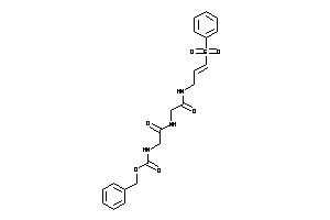 N-[2-[[2-(3-besylallylamino)-2-keto-ethyl]amino]-2-keto-ethyl]carbamic Acid Benzyl Ester
