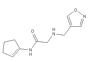 N-cyclopenten-1-yl-2-(isoxazol-4-ylmethylamino)acetamide