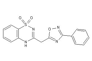 Image of 3-[(3-phenyl-1,2,4-oxadiazol-5-yl)methyl]-4H-benzo[e][1,2,4]thiadiazine 1,1-dioxide