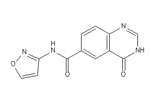 N-isoxazol-3-yl-4-keto-3H-quinazoline-6-carboxamide