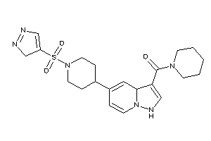 Piperidino-[5-[1-(3H-pyrazol-4-ylsulfonyl)-4-piperidyl]-1,3a-dihydropyrazolo[1,5-a]pyridin-3-yl]methanone
