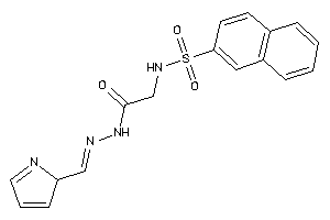 2-(2-naphthylsulfonylamino)-N-(2H-pyrrol-2-ylmethyleneamino)acetamide