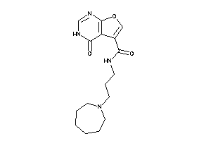 N-[3-(azepan-1-yl)propyl]-4-keto-3H-furo[2,3-d]pyrimidine-5-carboxamide