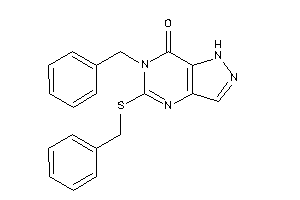 6-benzyl-5-(benzylthio)-1H-pyrazolo[4,3-d]pyrimidin-7-one
