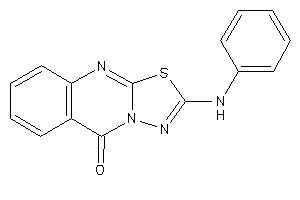 Image of 2-anilino-[1,3,4]thiadiazolo[2,3-b]quinazolin-5-one