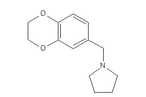 1-(2,3-dihydro-1,4-benzodioxin-6-ylmethyl)pyrrolidine