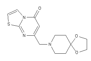 7-(1,4-dioxa-8-azaspiro[4.5]decan-8-ylmethyl)thiazolo[3,2-a]pyrimidin-5-one