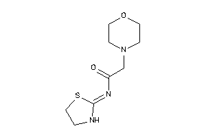 Image of 2-morpholino-N-thiazolidin-2-ylidene-acetamide