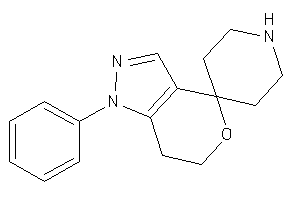 1-phenylspiro[6,7-dihydropyrano[4,3-c]pyrazole-4,4'-piperidine]