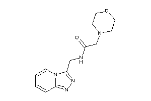 2-morpholino-N-([1,2,4]triazolo[4,3-a]pyridin-3-ylmethyl)acetamide