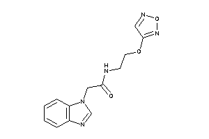 2-(benzimidazol-1-yl)-N-(2-furazan-3-yloxyethyl)acetamide