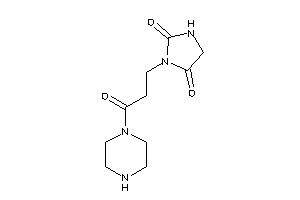 3-(3-keto-3-piperazino-propyl)hydantoin