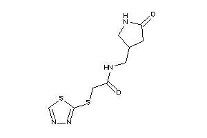 N-[(5-ketopyrrolidin-3-yl)methyl]-2-(1,3,4-thiadiazol-2-ylthio)acetamide