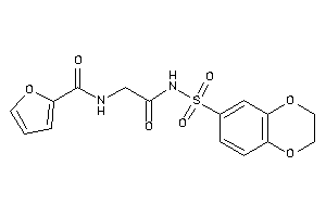 N-[2-(2,3-dihydro-1,4-benzodioxin-6-ylsulfonylamino)-2-keto-ethyl]-2-furamide