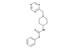 N-[1-(s-triazin-2-ylmethyl)-4-piperidyl]carbamic Acid Phenyl Ester