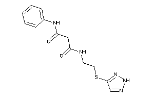 N'-phenyl-N-[2-(2H-triazol-4-ylthio)ethyl]malonamide