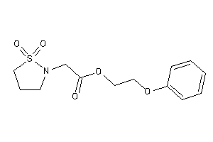 Image of 2-(1,1-diketo-1,2-thiazolidin-2-yl)acetic Acid 2-phenoxyethyl Ester