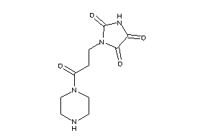 1-(3-keto-3-piperazino-propyl)imidazolidine-2,4,5-trione
