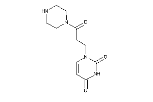 1-(3-keto-3-piperazino-propyl)pyrimidine-2,4-quinone