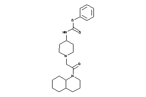 N-[1-[2-(3,4,4a,5,6,7,8,8a-octahydro-2H-quinolin-1-yl)-2-keto-ethyl]-4-piperidyl]carbamic Acid Phenyl Ester