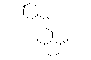 1-(3-keto-3-piperazino-propyl)piperidine-2,6-quinone