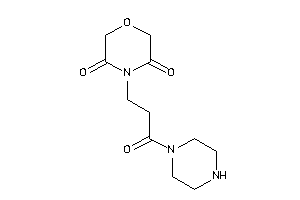 Image of 4-(3-keto-3-piperazino-propyl)morpholine-3,5-quinone