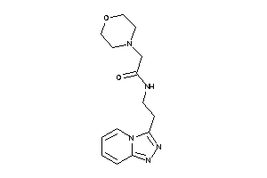 2-morpholino-N-[2-([1,2,4]triazolo[4,3-a]pyridin-3-yl)ethyl]acetamide